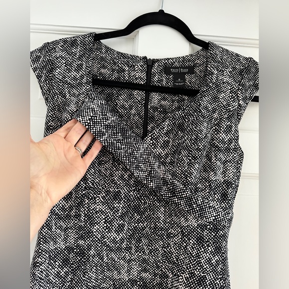 White House Black Market black and white dress - Picture 2 of 5